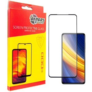 Захисне скло DENGOS для POCO X3 Pro Black (TGFG-175)