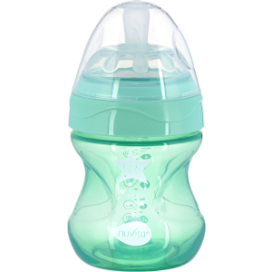 Дитяча Антиколікова пляшечка для годування Nuvita Mimic Cool 150 мл Зелена (NV6012GREEN) ТОП в Харкові