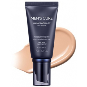 ВВ крем мужской натуральный Missha Mens Cure Fit SPF50+/PA++++ Dark Beige 40 мл (8809643532686) в Харькове