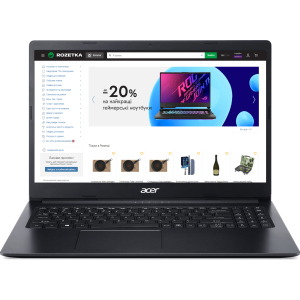 Ноутбук Acer Aspire 3 A315-34-P1VK (NX.HE3EU.05D) Charcoal Black лучшая модель в Харькове