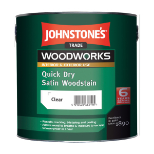 Антисептик, що швидко висихає, Johnstone's Quick Dry Satin Woodstain 0,75 л в Харкові