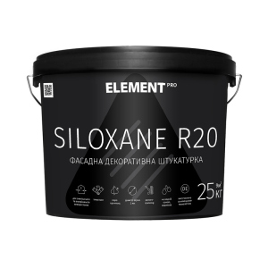 Фасадна штукатурка ELEMENT PRO SILOXANE R20 25 кг Біла ТОП в Харкові