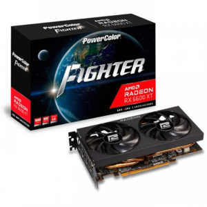 Відеокарта PowerColor AMD RX 6600 XT Radeon Fighter 8Gb (AXRX 6600XT 8GBD6-3DH) в Харкові