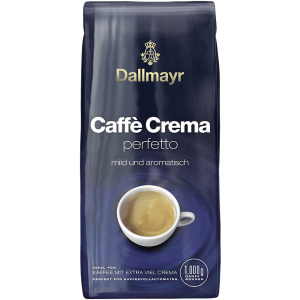 Кава в зернах Dallmay Caffе Crema Рerfetto Обсмажена 1 кг (4008167040101) ТОП в Харкові