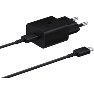 Зарядний пристрій Samsung 15W Power Adapter Type-C Cable Black (EP-T1510XBEGRU) краща модель в Харкові