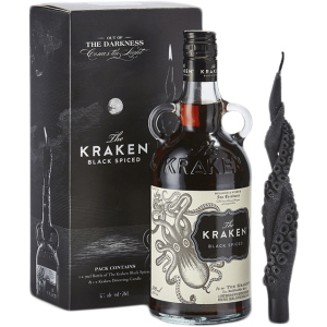 Ромовой напиток Kraken Black Spiced 0.7 л 40% + свеча (3784728478323) лучшая модель в Харькове