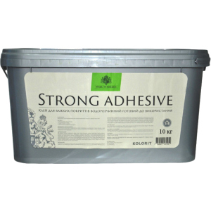 Клей для важких шпалер Kolorit Strong Adhesive 10 кг Білий (IG6546546867) ТОП в Харкові