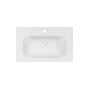 Раковина Qtap Albatross 5H 810х505 White з донним клапаном QT01115080HW ТОП в Харкові