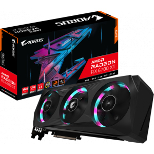 Відеокарта Gigabyte Radeon RX 6700 XT 12Gb AORUS ELITE (GV-R67XTAORUS E-12GD) в Харкові