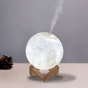 Настільний нічник освіжувач повітря 3D Moon Lamp Humidifier краща модель в Харкові