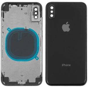 Кришка задня iPhone X з рамкою Space Gray краща модель в Харкові