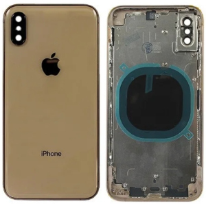 Кришка задня iPhone XS Max із рамкою Gold Copy ТОП в Харкові