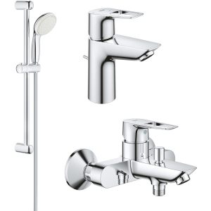 Набор смесителей GROHE BauLoop New 123214SE (22054001+23602001+27598001) рейтинг