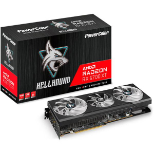 Відеокарта POWERCOLOR Hellhound AMD Radeon RX 6700XT 12GB GDDR6 (AXRX 6700XT 12GBD6-3DHL) надійний