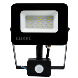 Прожектор LED 20W з датчиком руху Luxel (LPES-20C) ТОП в Харкові