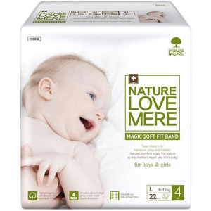 Підгузки NatureLoveMere Magic Soft Fit розмір L 22 шт (8809402093670) ТОП в Харкові