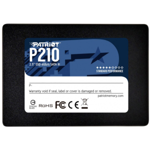 Patriot P210 128GB 2.5 " SATAIII TLC (P210S128G25) краща модель в Харкові