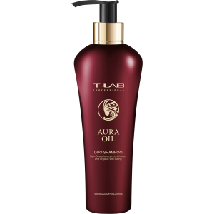 Шампунь T-LAB Professional Aura Oil Duo для м'якості та еластичності волосся 300 мл (5060466662506)