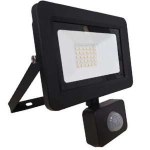 Прожектор світлодіодний LED Horoz Electric ASLAN/S-30 30W 6400K з датчиком руху IP65 068-011-0030 краща модель в Харкові