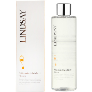 Зволожуючий тонік для зняття макіяжу Lindsay Vitamin Moisture Toner 250 мл (8809371144533) ТОП в Харкові