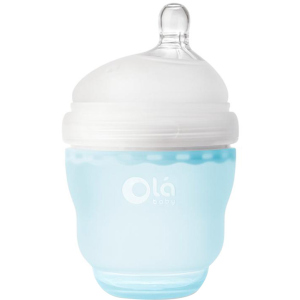 Детская силиконовая антиколиковая бутылочка Olababy GentleBottle Sky Голубой 120 мл (80440) лучшая модель в Харькове