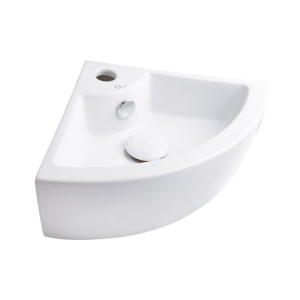 Раковина Q-tap ​​Kiwi WHI 4299/F008 з донним клапаном ТОП в Харкові