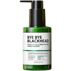 Маска-пенка от черных точек Some By Mi Bye Bye Blackhead 30 Days Miracle Green TeaTox Bubble Cleanser 120 г (8809647390244) ТОП в Харькове