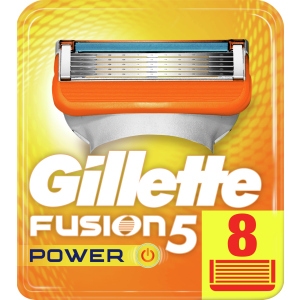 Змінні картриджі для гоління (леза) чоловічі Gillette Fusion5 Power 8 шт (7702018877621) ТОП в Харкові