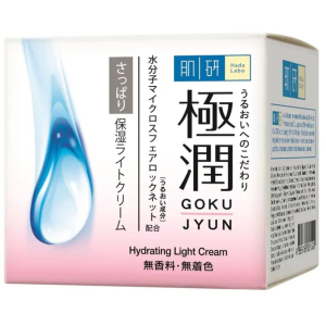 хорошая модель Гиалуроновый крем для сияния кожи Hada Labo Gokujyun Hydrating Light Cream 50 г (4895186001530)