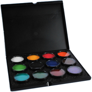 Професійна палітра аквагриму Mehron Paradise Makeup AQ 12 відтінків по 40 г (800-PAL-A) (764294580999) ТОП в Харкові