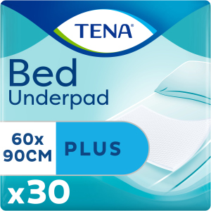 Одноразові пелюшки, що вбирають Tena Bed Plus 60x90 см 30 шт (7322540800760) ТОП в Харкові