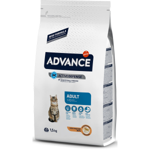 Сухий корм для дорослих котів та кішок Advance Adult Chicken &amp; Rice 1.5 кг (8410650151946) краща модель в Харкові