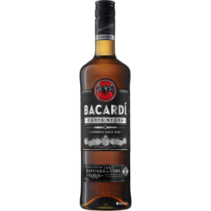 Ром Bacardi Carta Negra 4 роки витримки 1 л 40% (5010677035811)