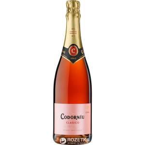 купити Вино ігристе Codorniu Clasico Seco рожеве сухе 0.75 л 11.5% (8410013006142)