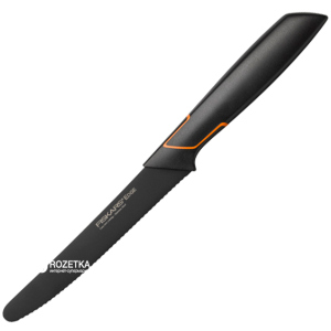 Кухонний ніж Fiskars Edge для томатів 13 см Black (1003092) краща модель в Харкові