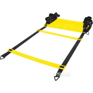 Лесенка LiveUp Agility Ladder координационная 8 м Black-Yellow (LS3671-8) лучшая модель в Харькове