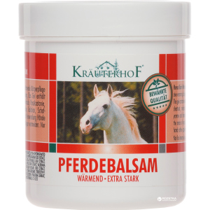 Гель для тіла Krauterhof Конський бальзам, що інтенсивно зігріває 500 мл (4075700044490) краща модель в Харкові