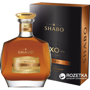 Бренді витриманий Shabo XO 15 років витримки 0.5 л 40% у подарунковій упаковці (4820070403398) ТОП в Харкові
