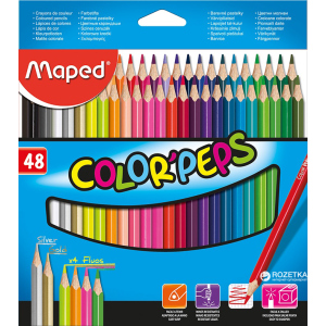 Олівці кольорові Maped Color Peps Classic 48 кольорів (MP.832048) краща модель в Харкові