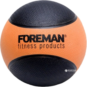 Набивной мяч медбол Foreman Medicine Ball 1 кг Black-Orange (FMRMB1) ТОП в Харькове