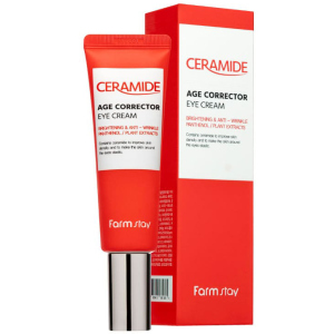 купить Крем для кожи вокруг глаз FarmStay Ceramide Age Corrector Eye cream Антивозрастной с церамидами 50 мл (8809615881385)