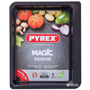 Форма прямокутна для випічки Pyrex Magic 30 х 23 см Прямокутна Чорна (MG30RR6) в Харкові