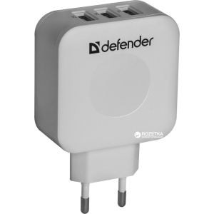 Сетевое зарядное устройство Defender UPA-30 3хUSB 5V/4А в Харькове