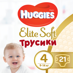 Трусики-підгузки Huggies Elite Soft Pants 4 (L) 21 шт (5029053546971) краща модель в Харкові