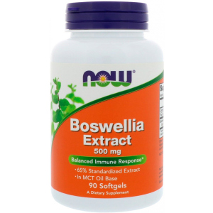 Натуральний екстракт NOW Boswellia Extract 500 мг 90 капсул (733739049360) краща модель в Харкові