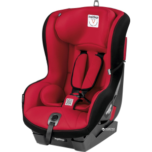 Автокрісло Peg-Perego Viaggio 1 Duo-Fix K Rouge Чорне з червоним (IMDA020035DX13DX79) (8005475359471) краща модель в Харкові