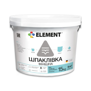 Фінішна шпаклівка "ELEMENT" 15 кг краща модель в Харкові