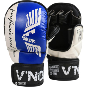 Рукавички MMA V'Noks Lotta Blue L/XL Біло-синій (2168_60059) краща модель в Харкові