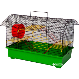 Клітина для гризунів Лорі Біг Вагон 40.5 х 61 х 39.5 см Зелена (4823094302371) в Харкові