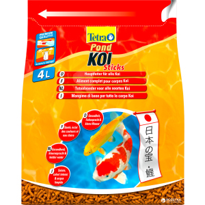 Корм Tetra Pond Koi ST для прудовых рыб в палочках 4 л (4004218170186) надежный